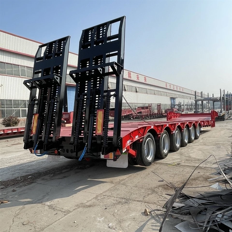 Hydraulic Ladder Low Bed Trailers factory